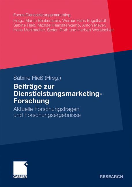 Beiträge zur Dienstleistungsmarketing-Forschung