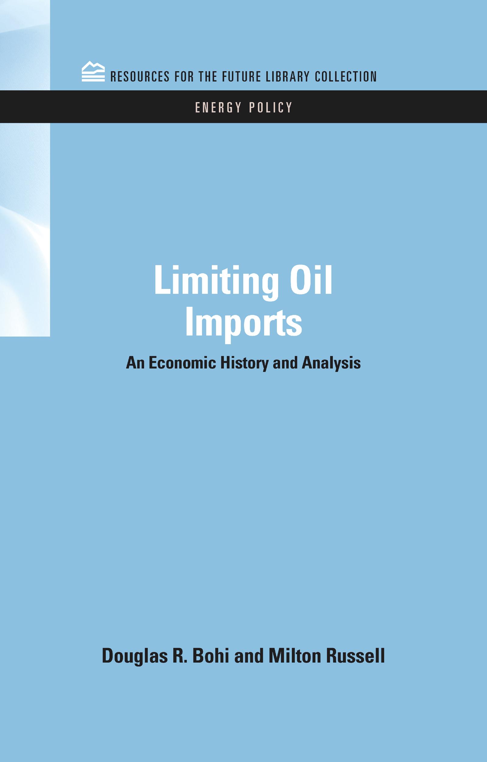 Limiting Oil Imports