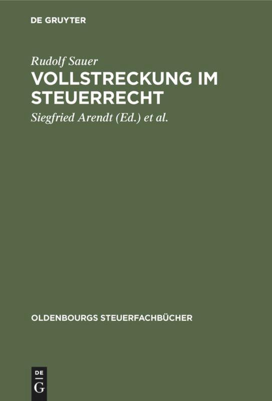 Vollstreckung im Steuerrecht