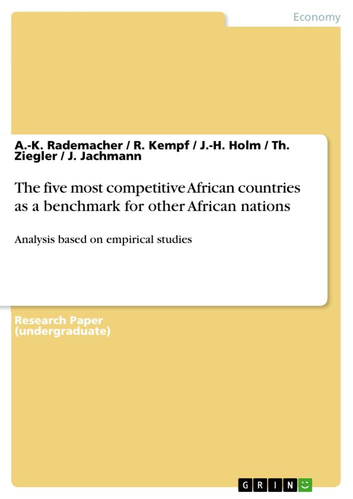 The five most competitive African countries as a benchmark for other African nations