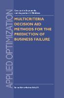 Multicriteria Decision Aid Methods for the Prediction of Business Failure