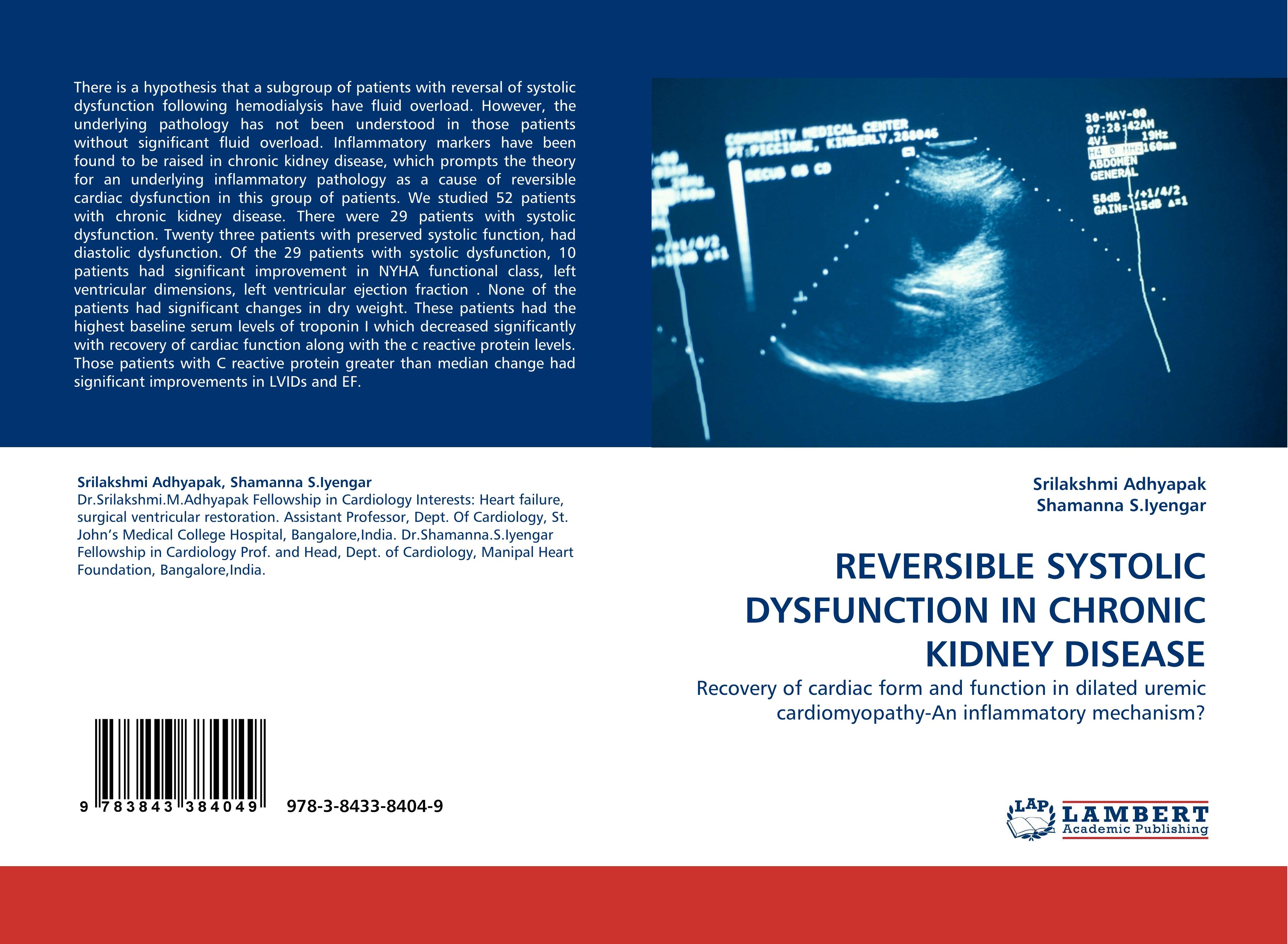 REVERSIBLE SYSTOLIC DYSFUNCTION IN CHRONIC KIDNEY DISEASE