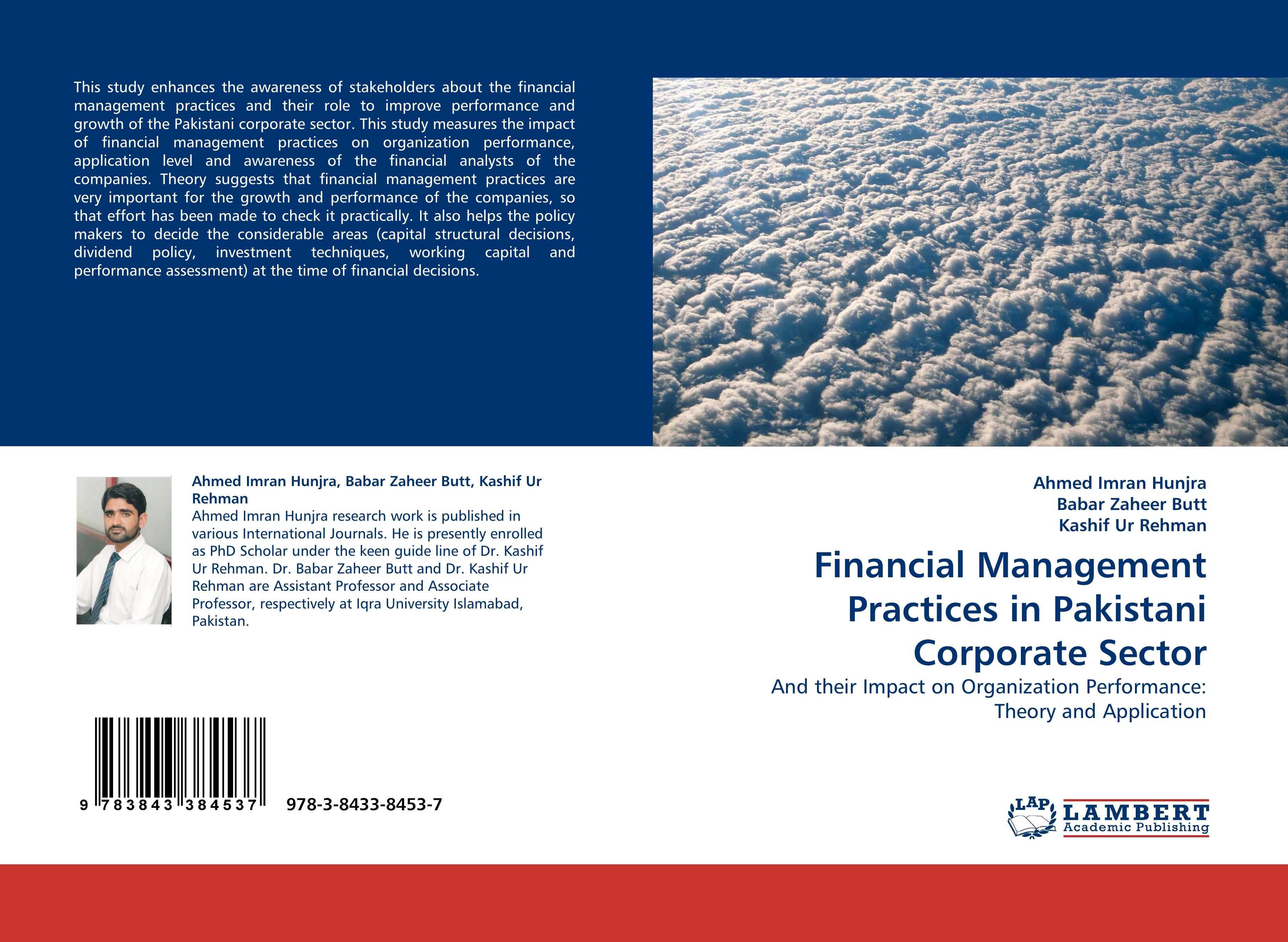 Financial Management Practices in Pakistani Corporate Sector