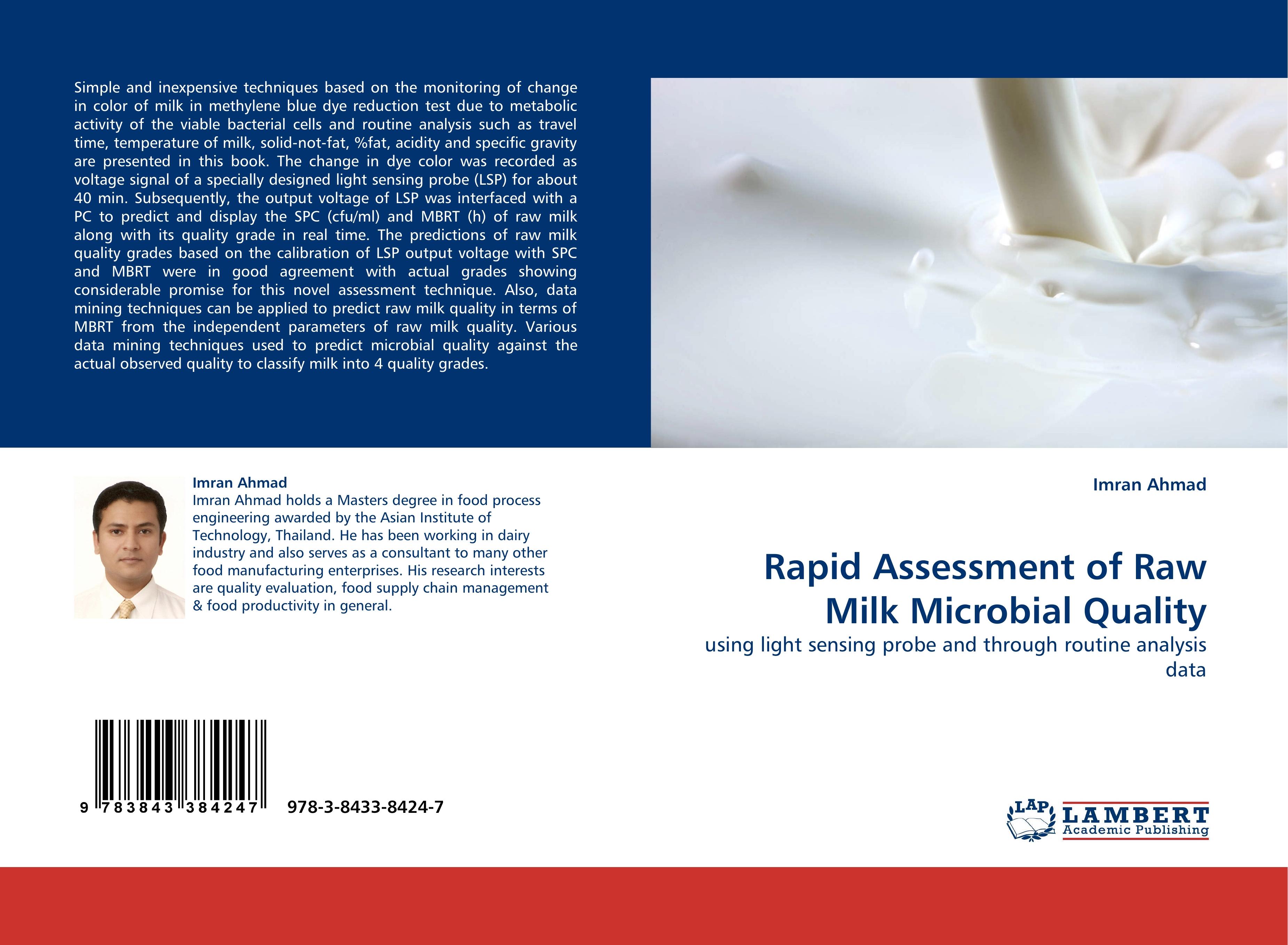 Rapid Assessment of Raw Milk Microbial Quality