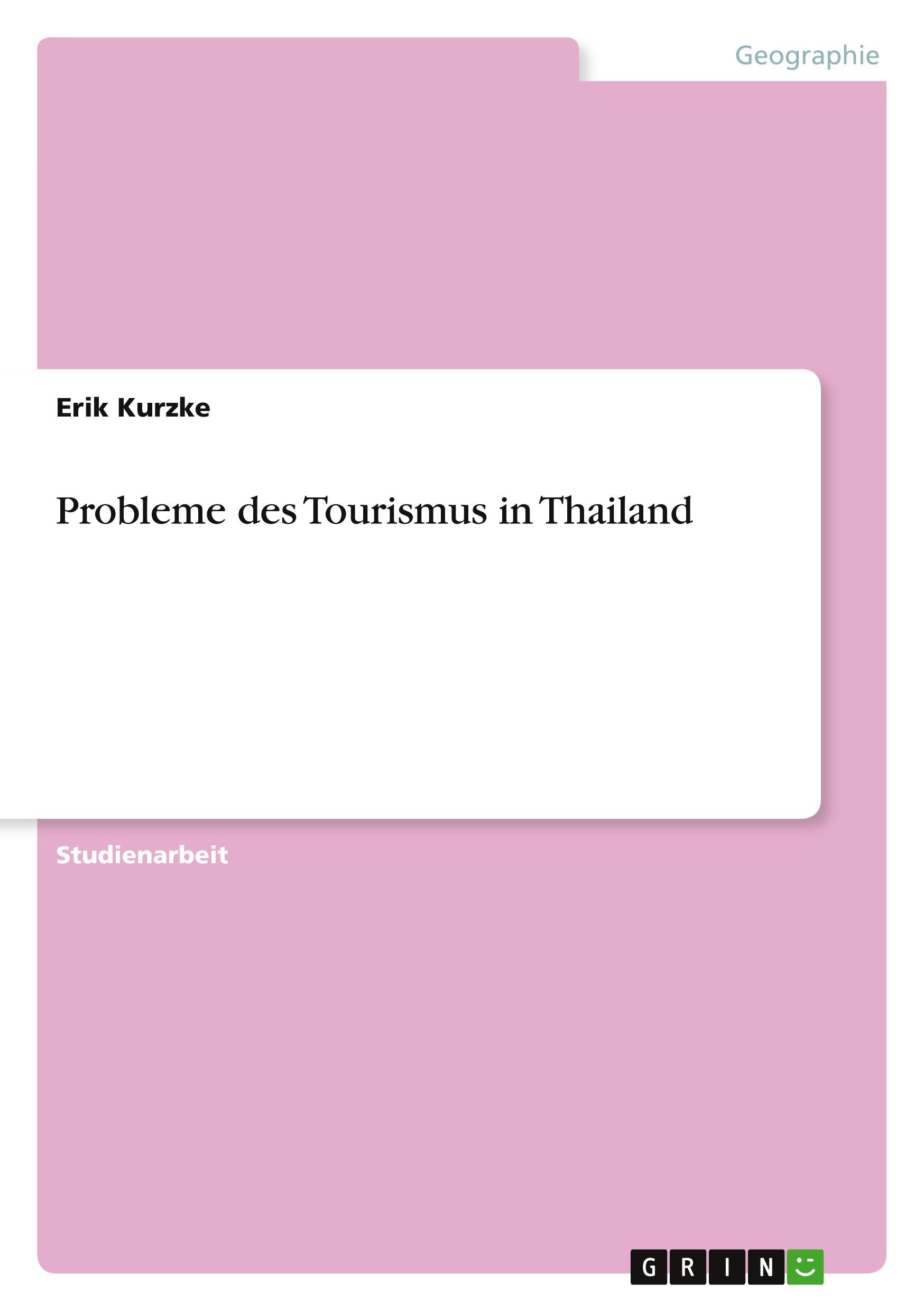 Probleme des Tourismus in Thailand