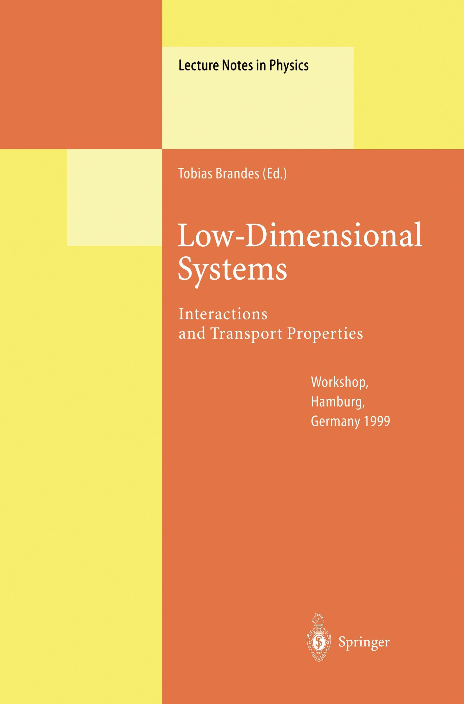 Low-Dimensional Systems