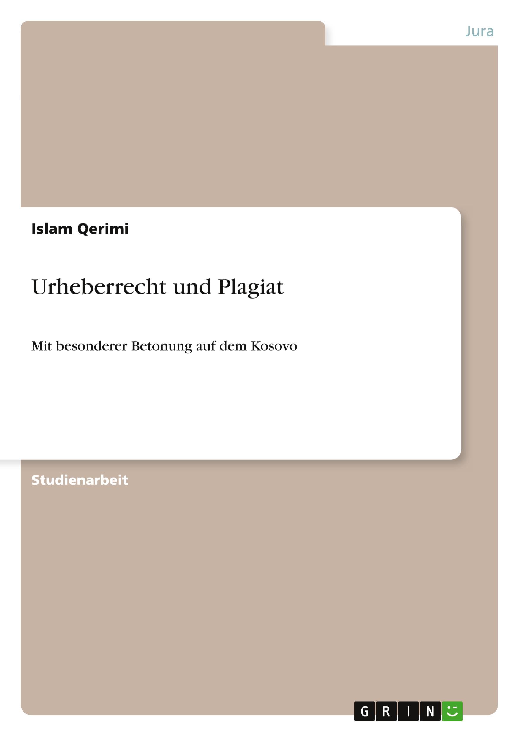 Urheberrecht und Plagiat