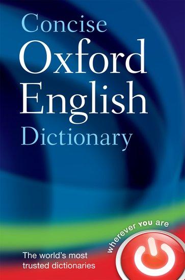 Concise Oxford English Dictionary