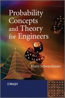 Probability Concepts and Theory for Engineers