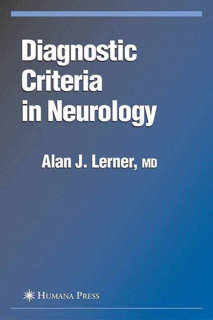 Diagnostic Criteria in Neurology