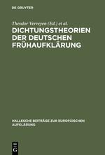 Dichtungstheorien der deutschen Frühaufklärung