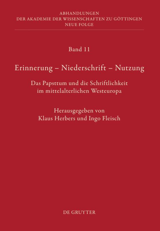 Erinnerung ¿ Niederschrift ¿ Nutzung