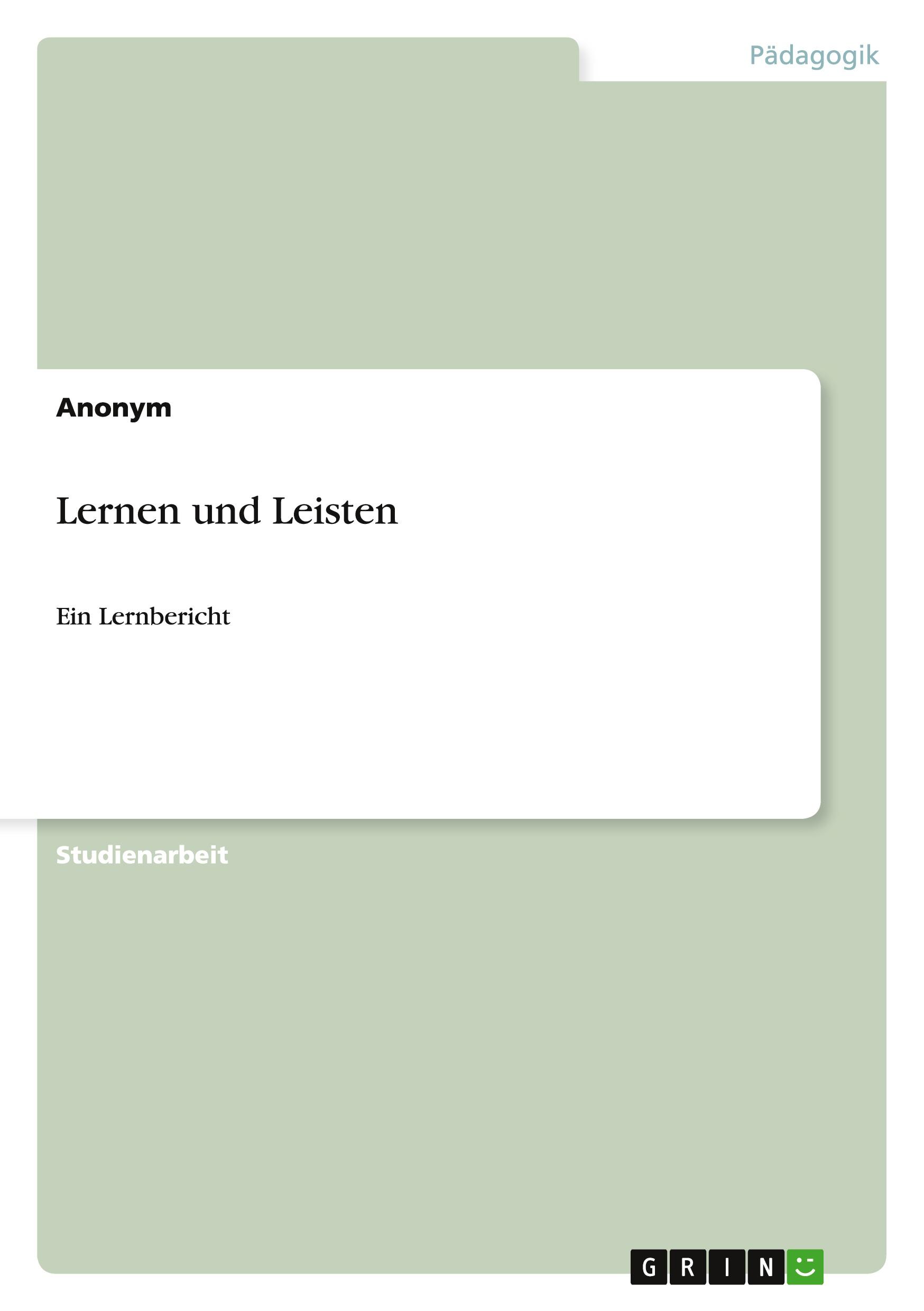 Lernen und Leisten