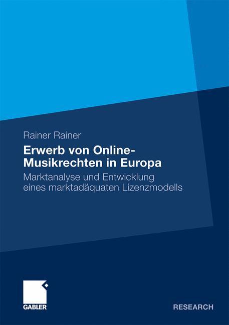 Erwerb von Online-Musikrechten in Europa