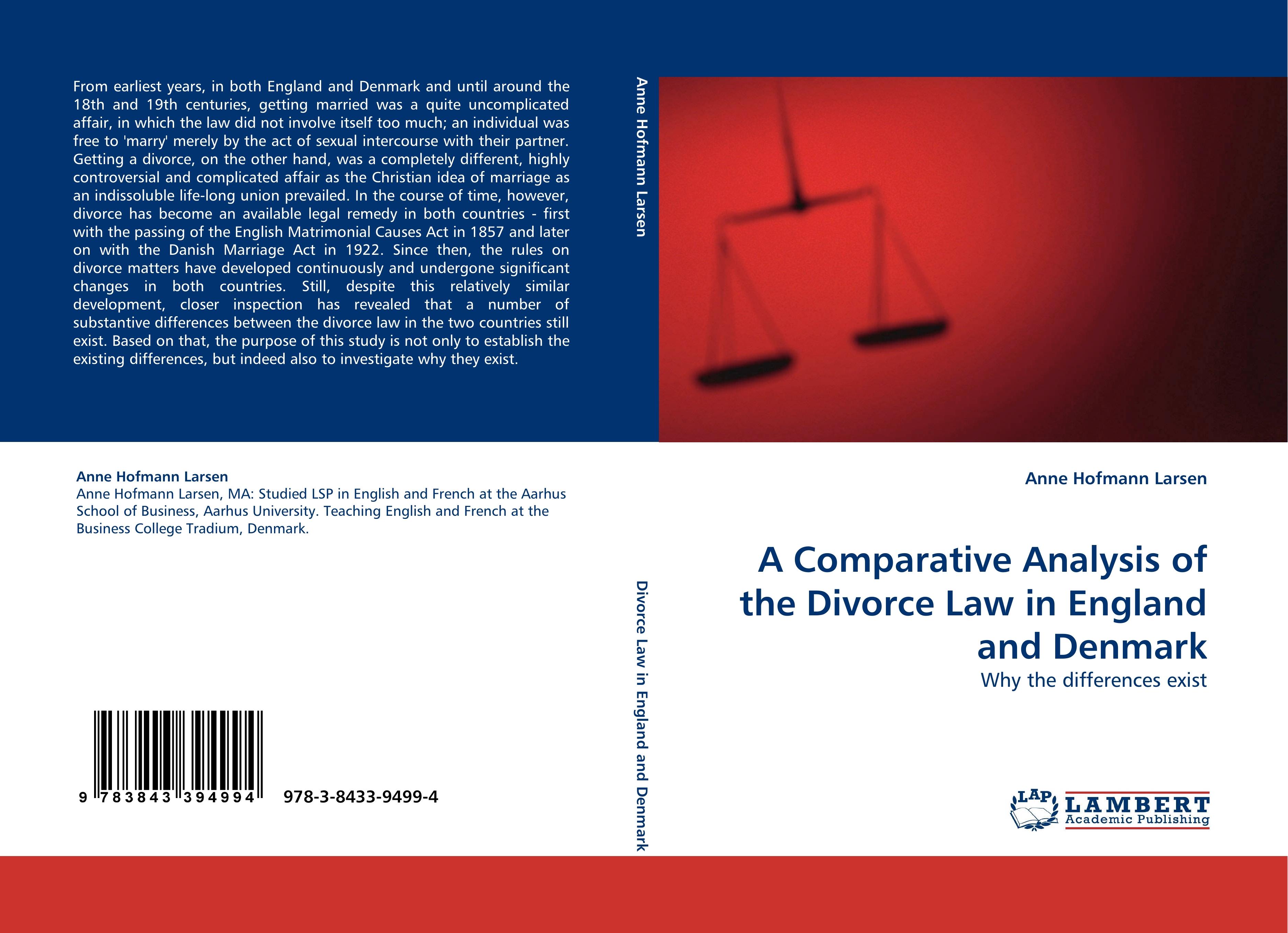 A Comparative Analysis of the Divorce Law in England and Denmark