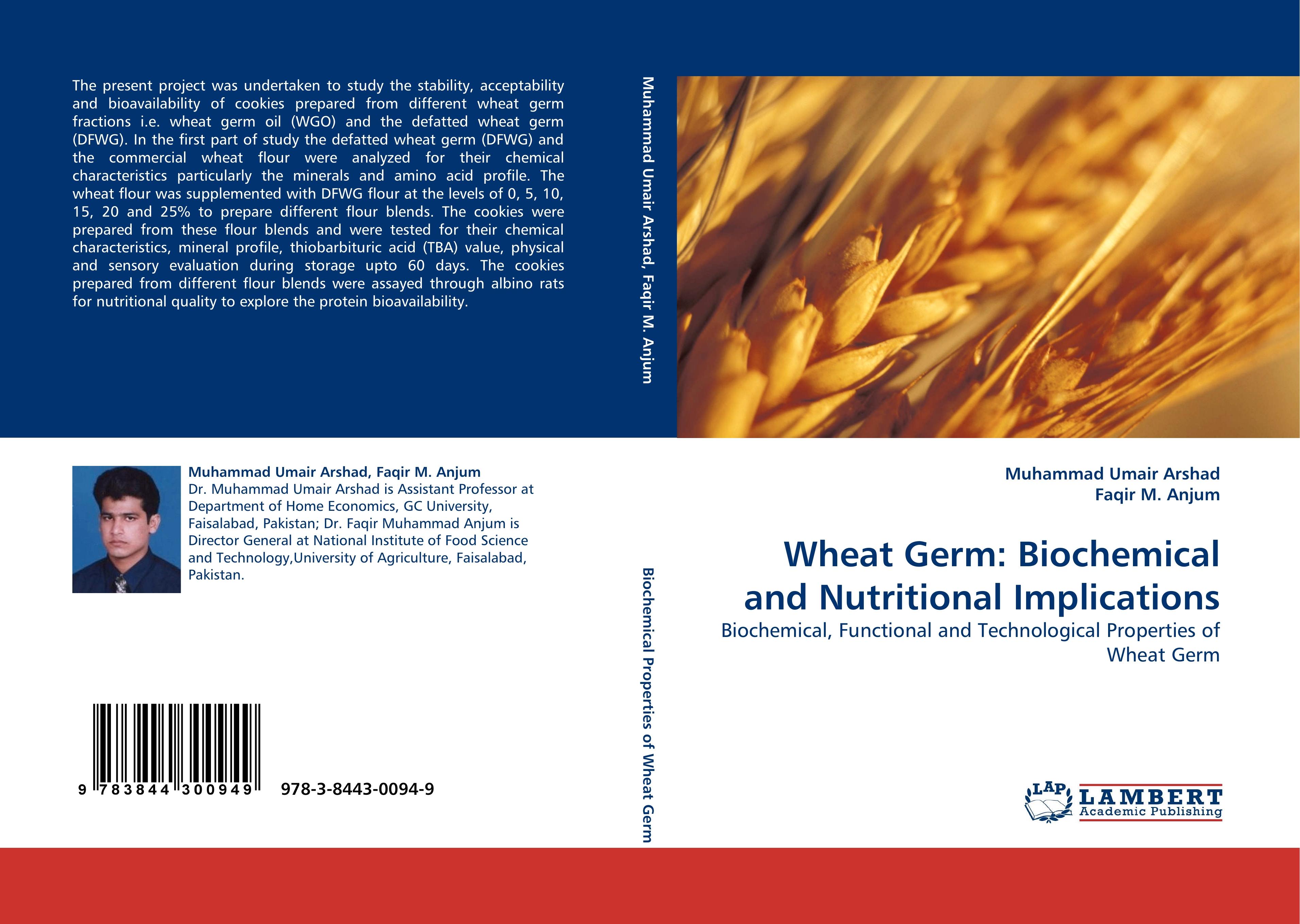 Wheat Germ: Biochemical and Nutritional Implications