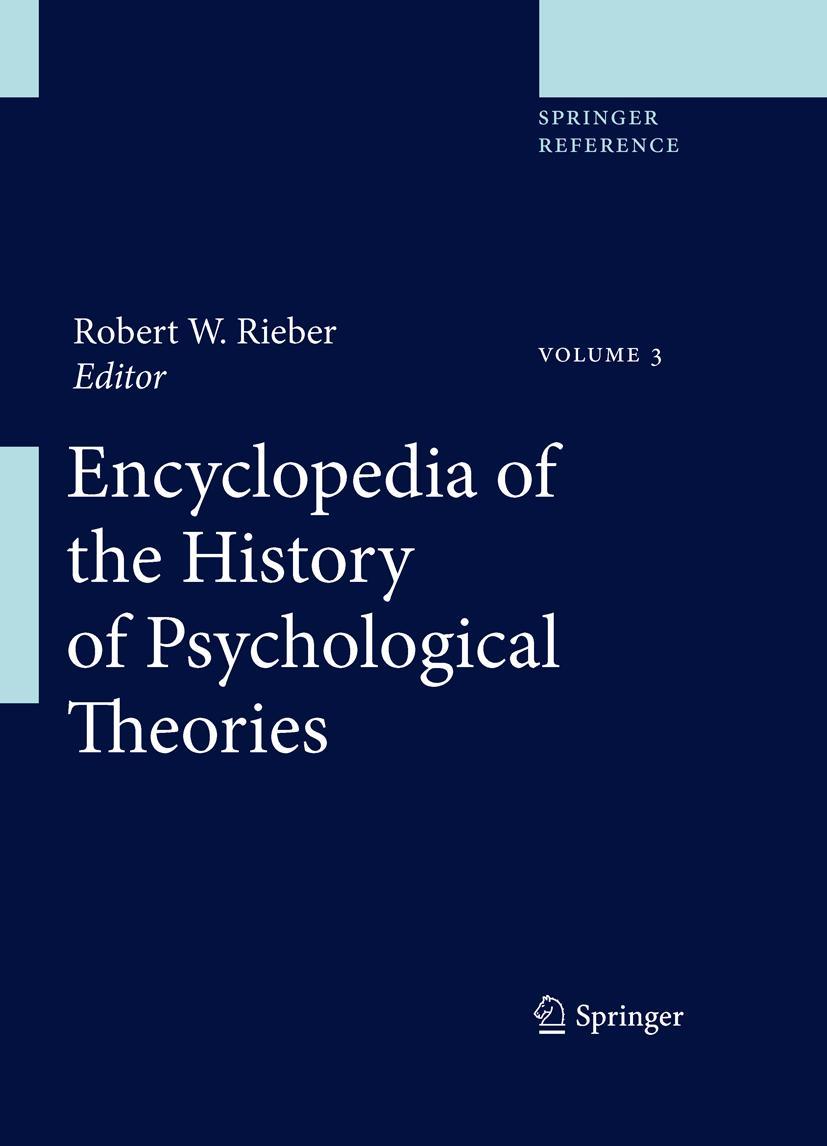 Encyclopedia of the History of Psychological Theories