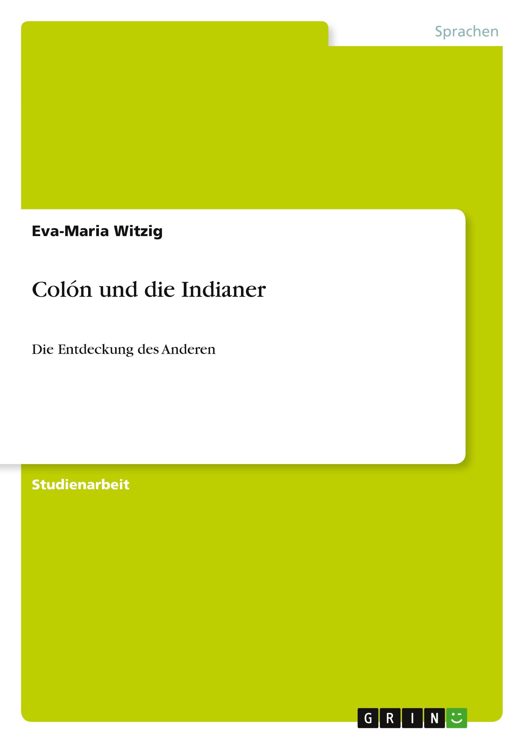 Colón und die Indianer