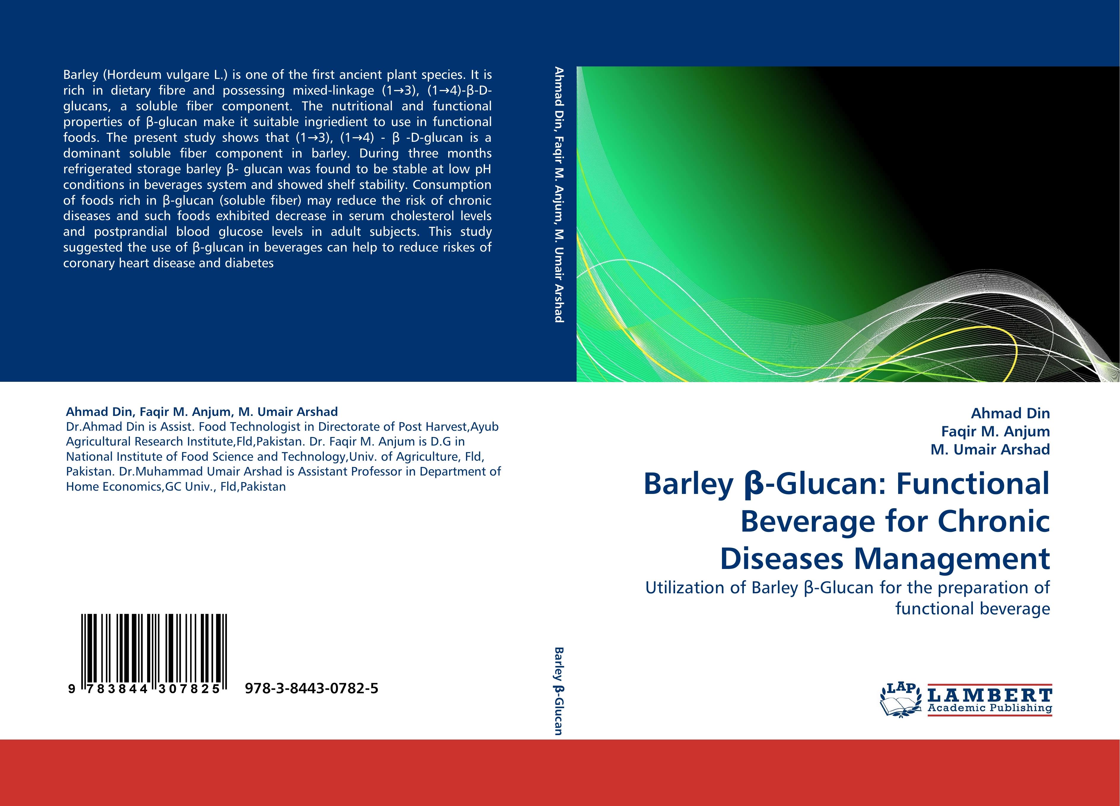 Barley ¿-Glucan: Functional Beverage for Chronic Diseases Management