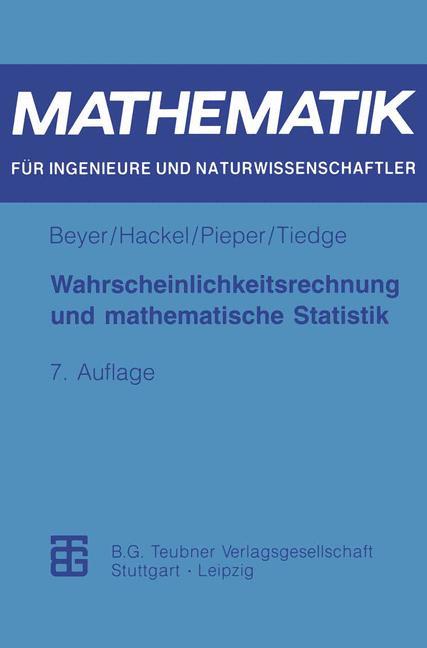 Wahrscheinlichkeitsrechnung und mathematische Statistik