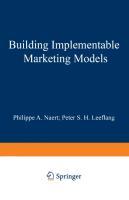 Building Implementable Marketing Models