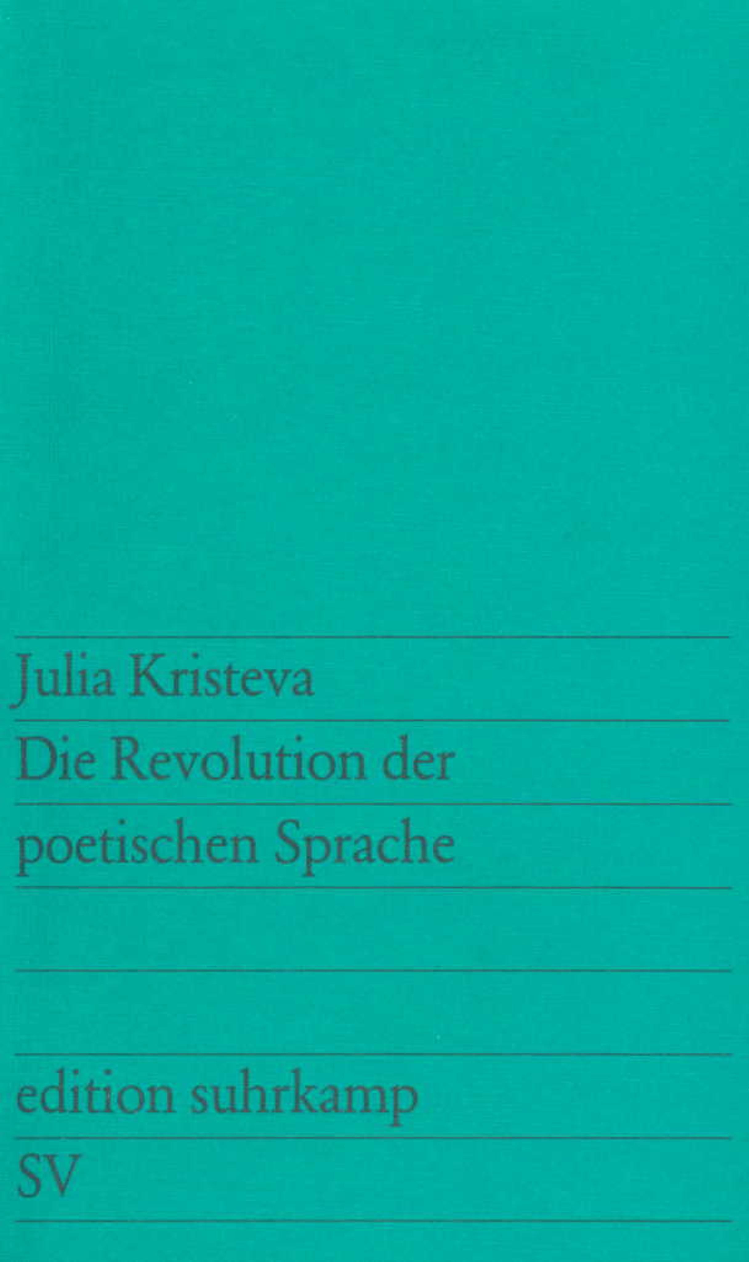 Die Revolutionierung der poetischen Sprache