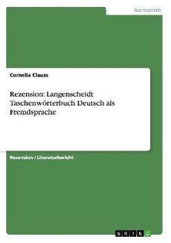 Rezension: Langenscheidt Taschenwörterbuch Deutsch als Fremdsprache