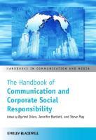 The Handbook of Communication and Corporate Social Responsibility