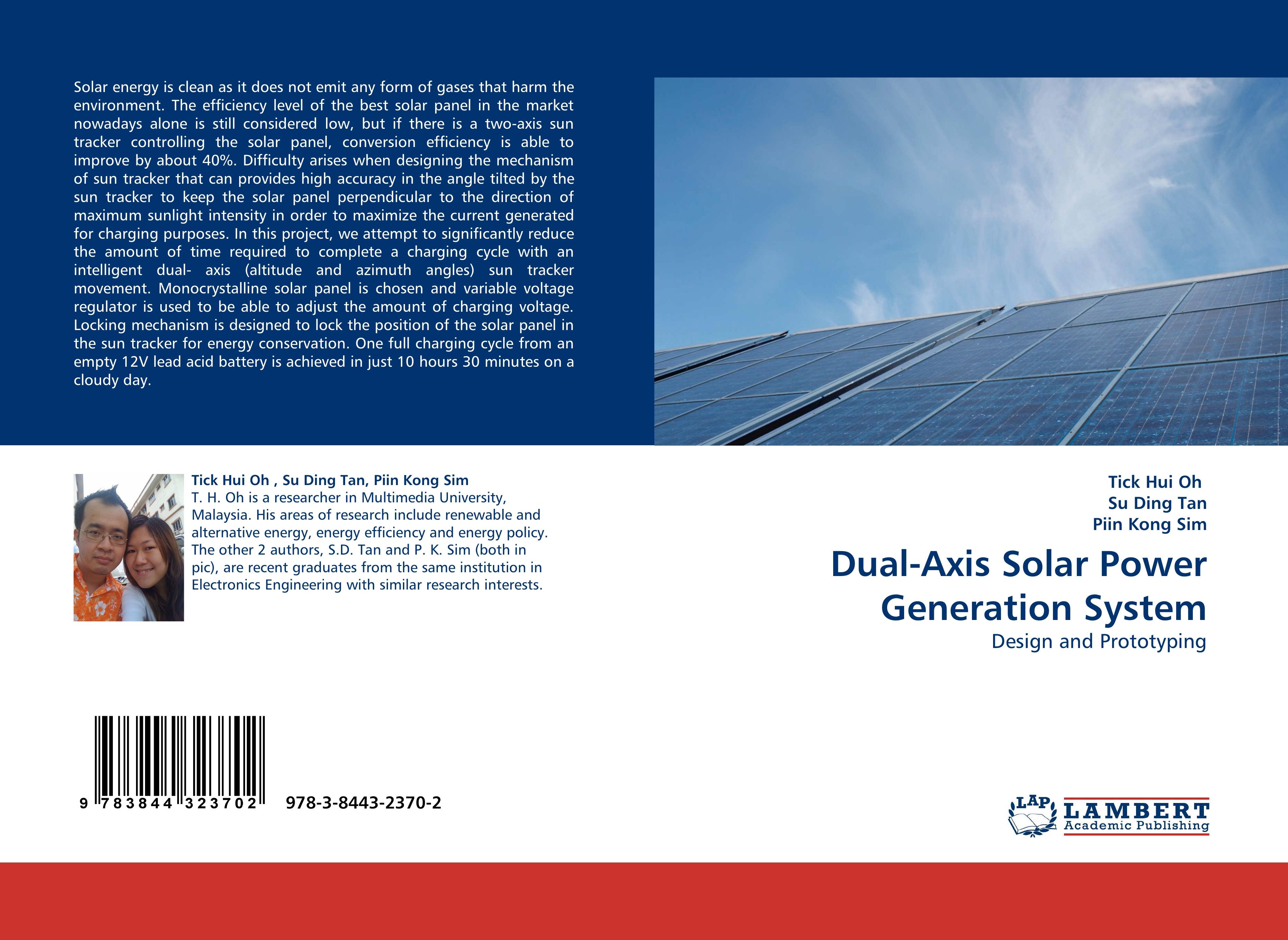 Dual-Axis Solar Power Generation System