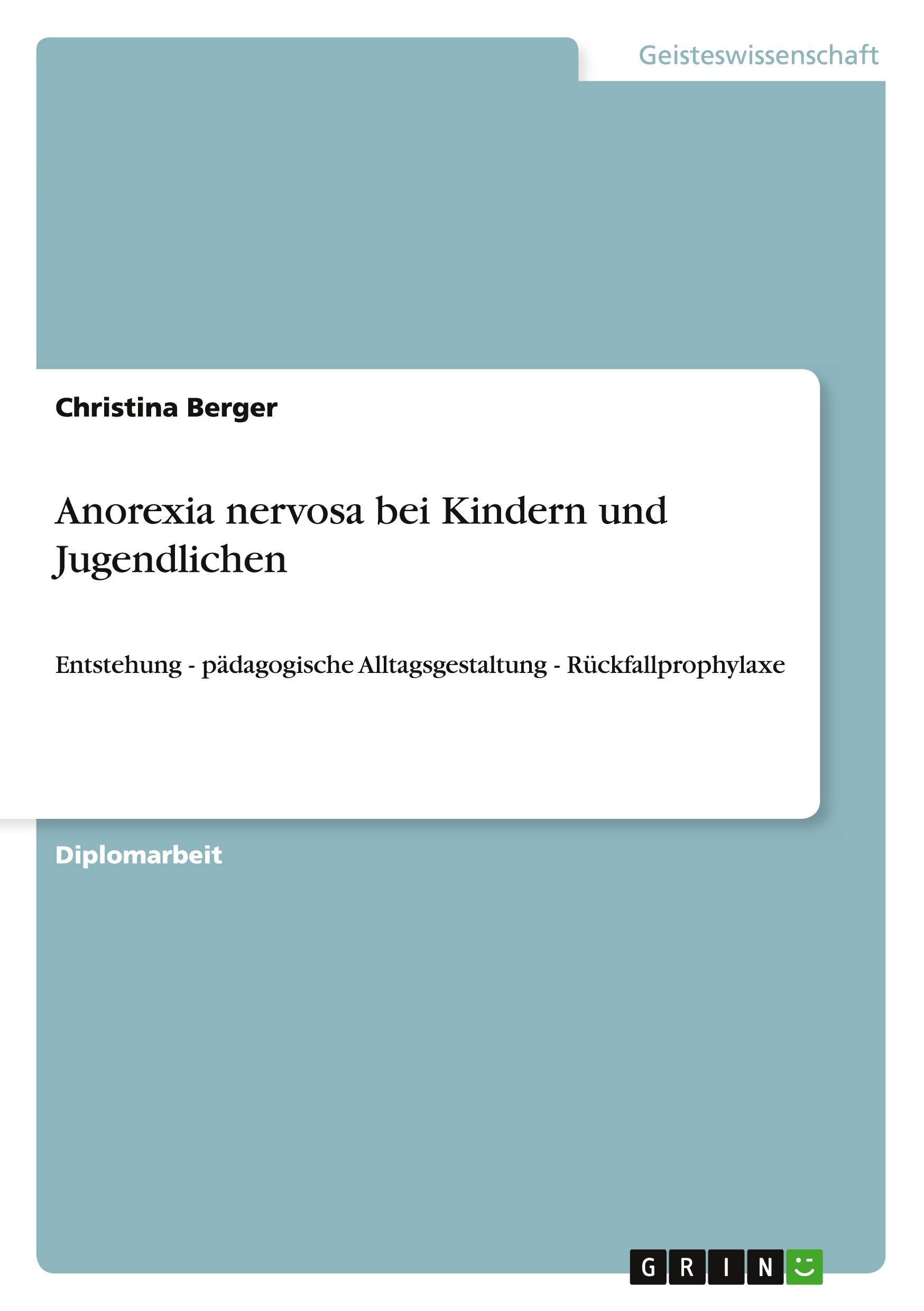 Anorexia nervosa bei Kindern und Jugendlichen