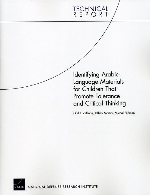 Identifying Arabic-Language Materials for Children That Promote Tolerance and Critical Thinking