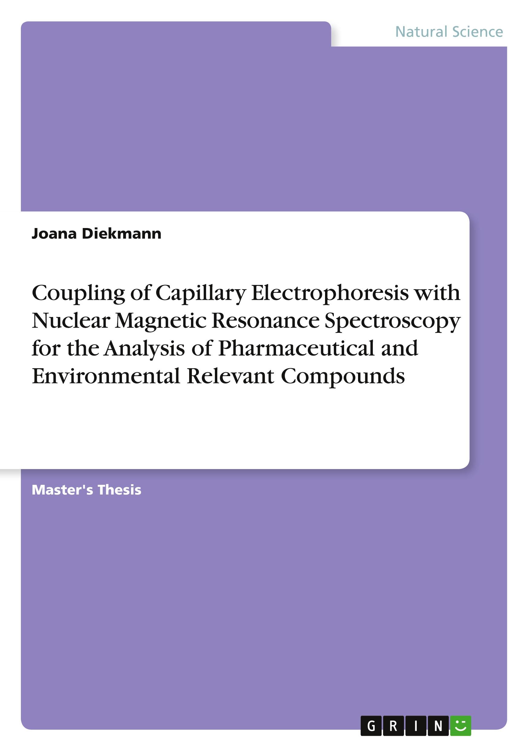 Coupling of Capillary Electrophoresis with Nuclear Magnetic Resonance Spectroscopy for the Analysis of Pharmaceutical and Environmental Relevant Compounds