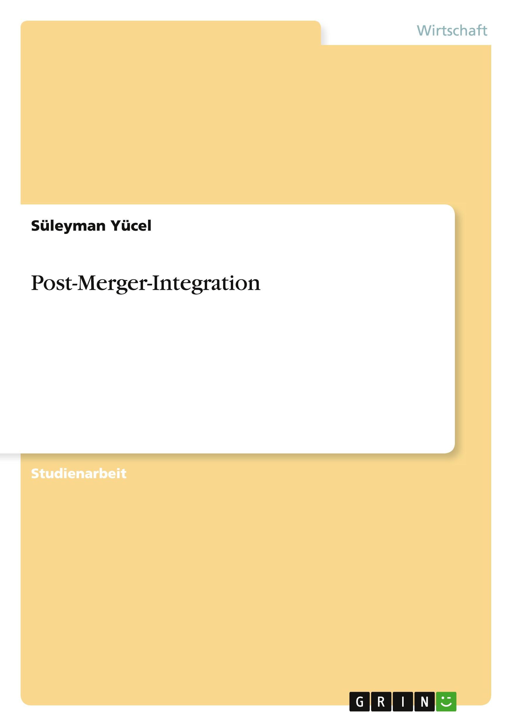 Post-Merger-Integration