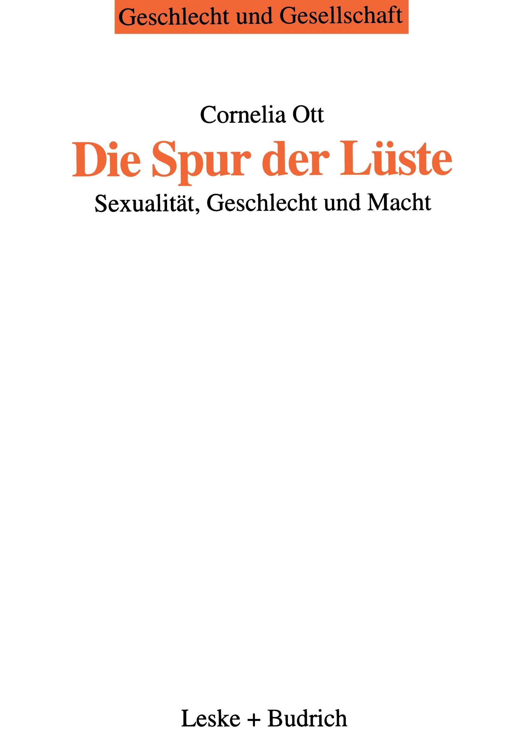 Die Spur der Lüste