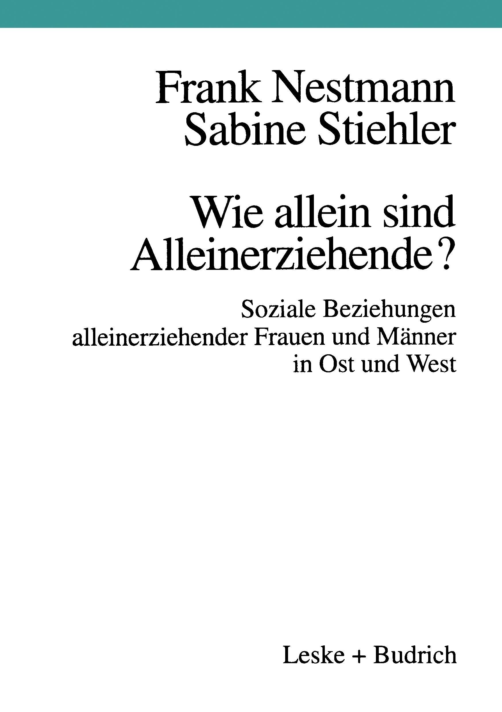 Wie allein sind Alleinerziehende?