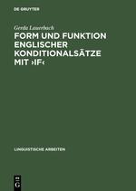 Form und Funktion englischer Konditionalsätze mit ¿if¿