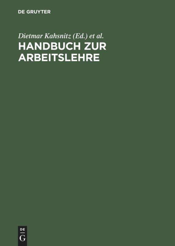 Handbuch zur Arbeitslehre