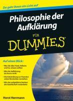 Philosophie der Aufklärung für Dummies