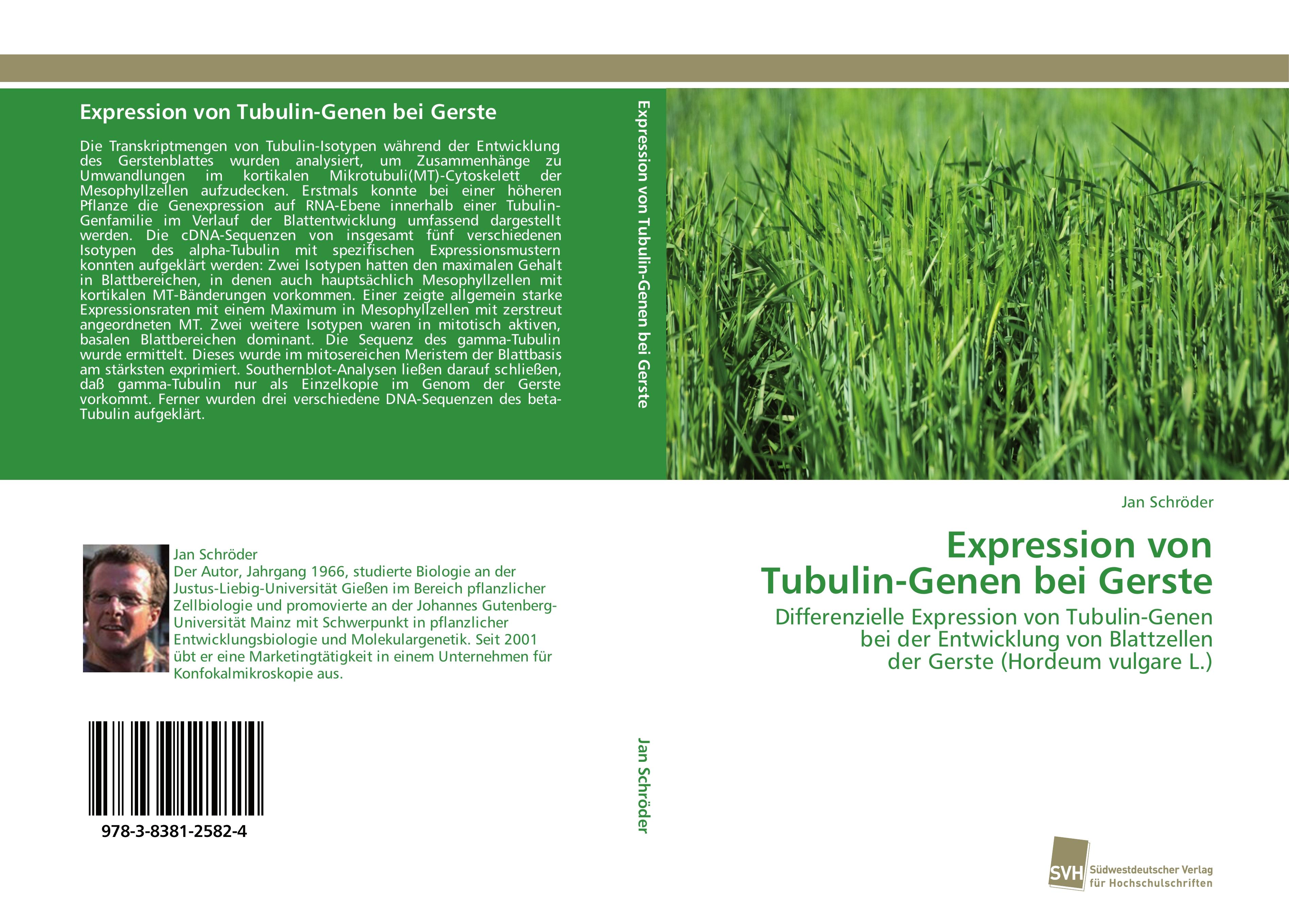 Expression von Tubulin-Genen bei Gerste