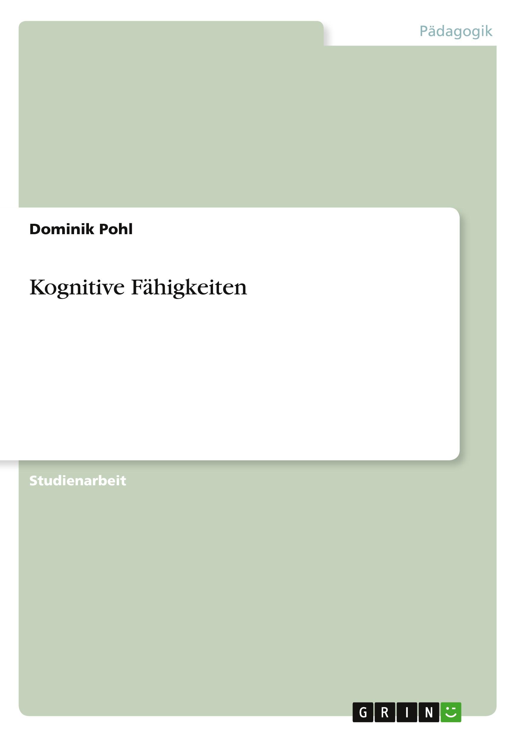 Kognitive Fähigkeiten