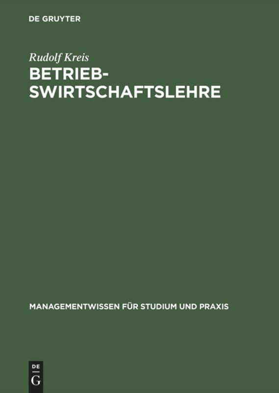 Betriebswirtschaftslehre