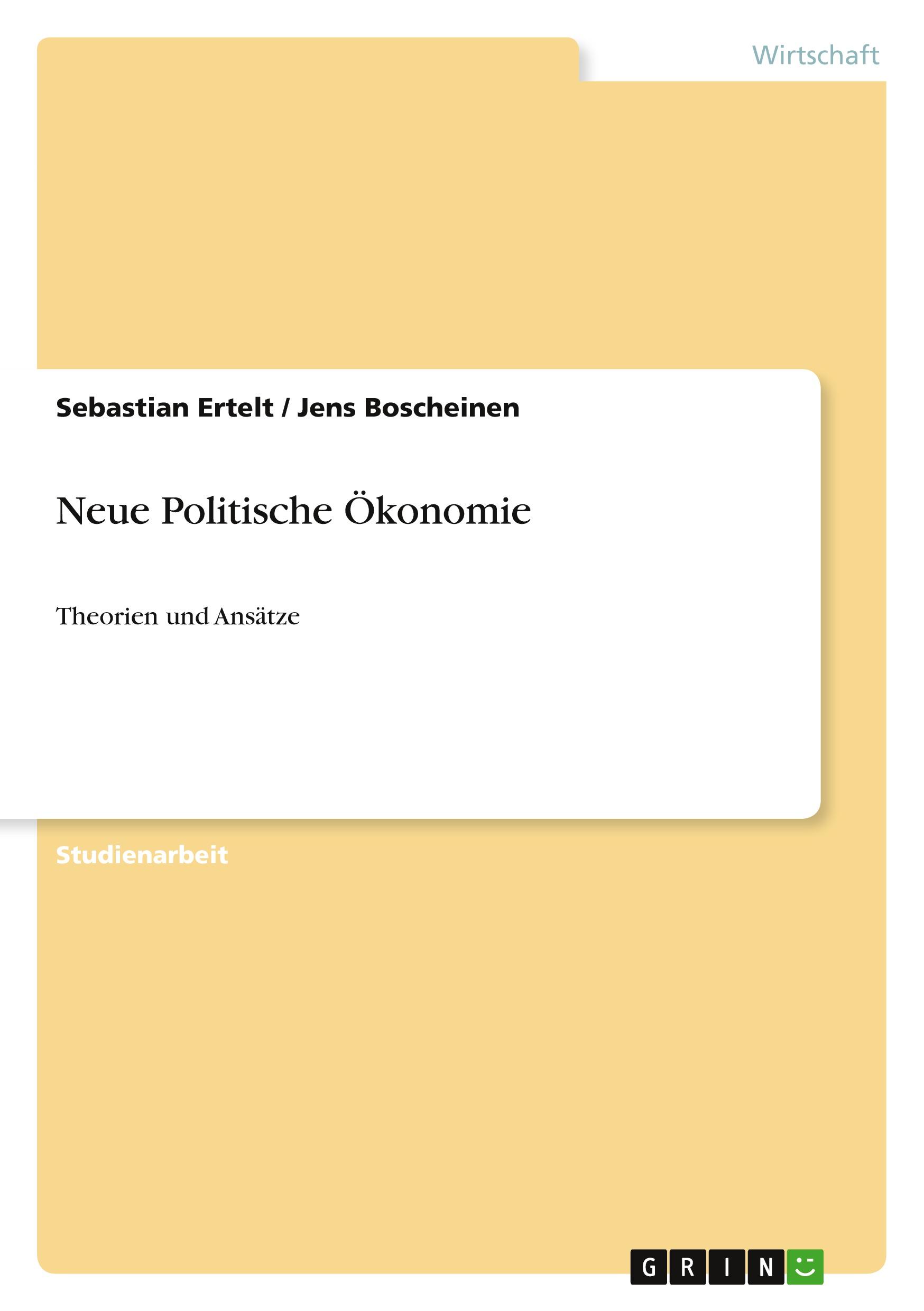 Neue Politische Ökonomie