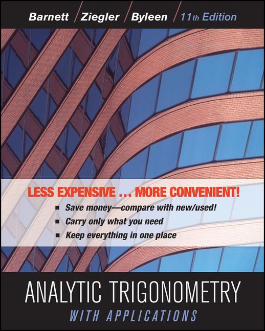 Analytic Trigonometry with Applications