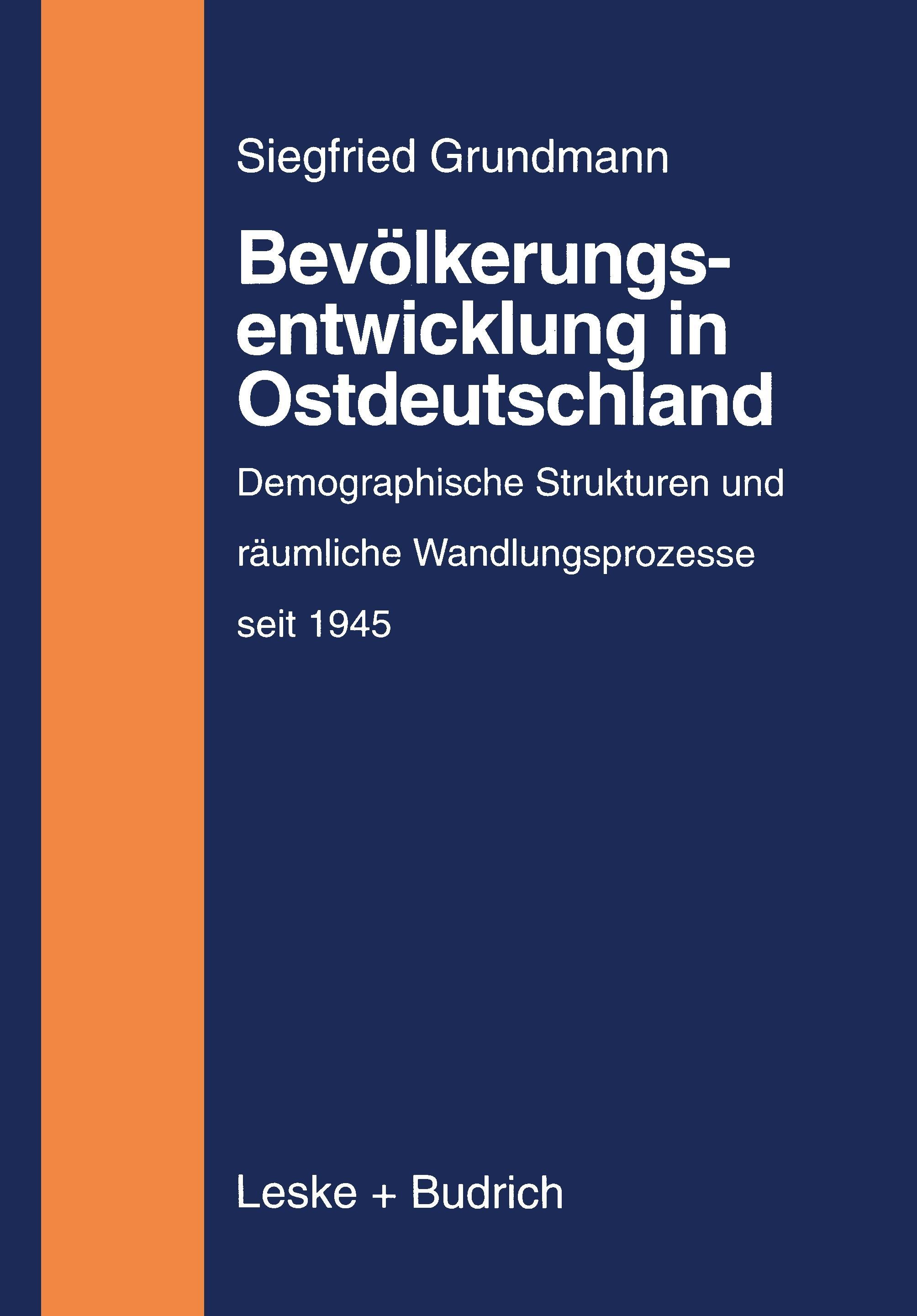 Bevölkerungsentwicklung in Ostdeutschland