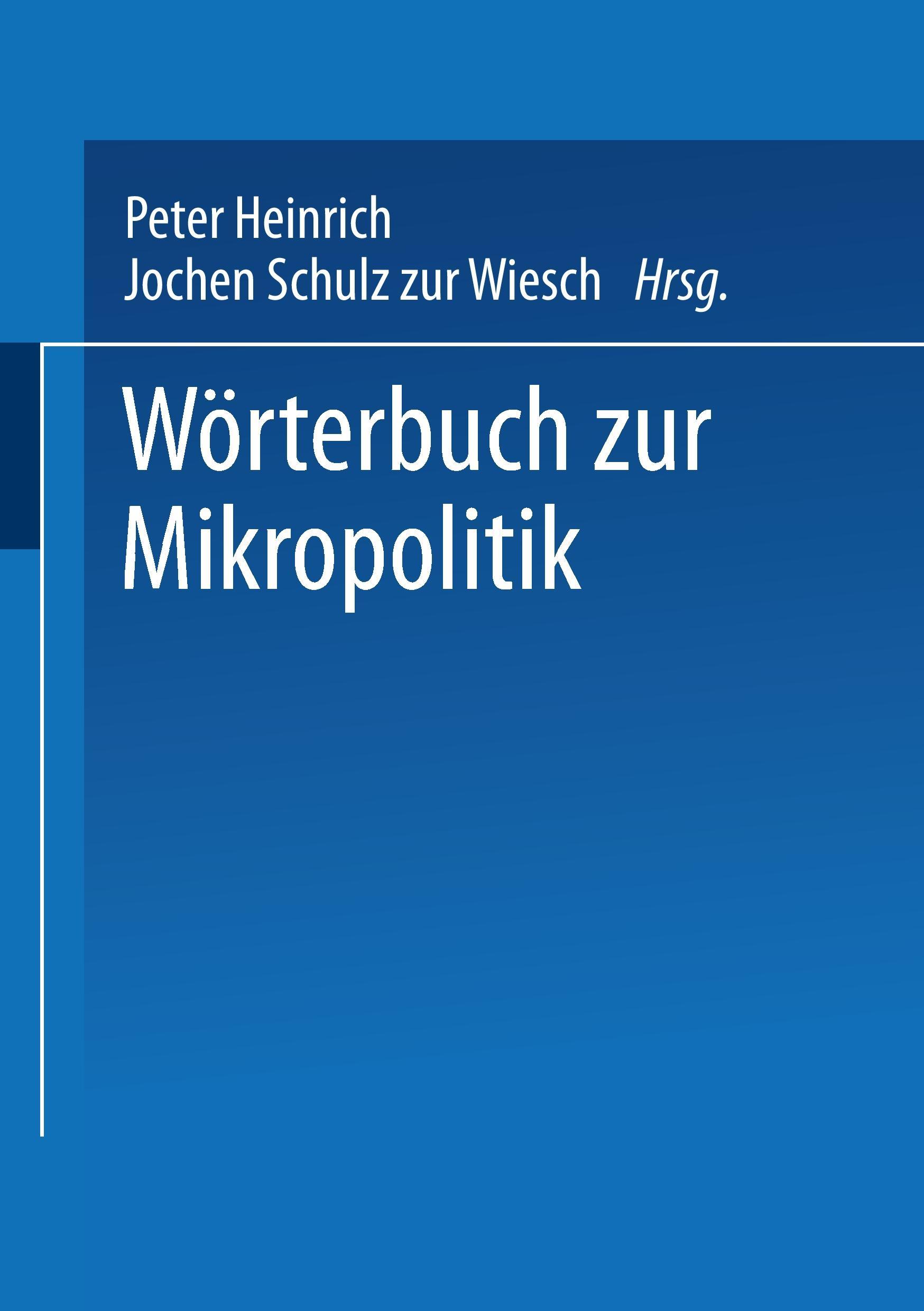 Wörterbuch zur Mikropolitik