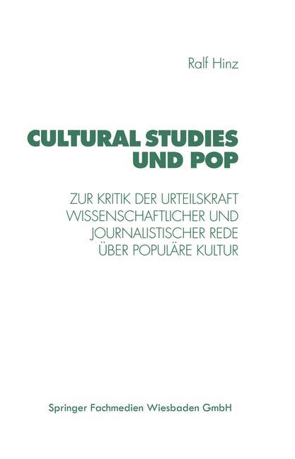 Cultural Studies und Pop