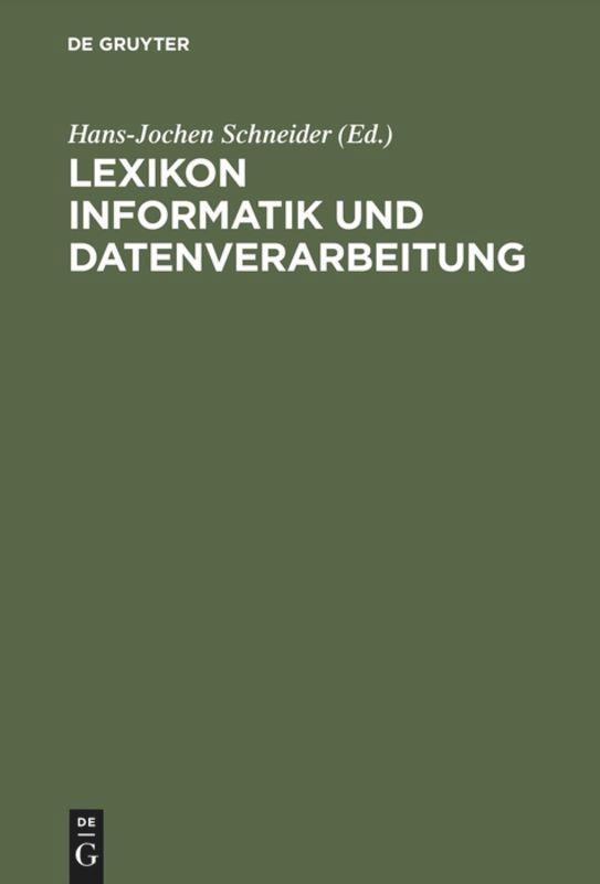 Lexikon Informatik und Datenverarbeitung