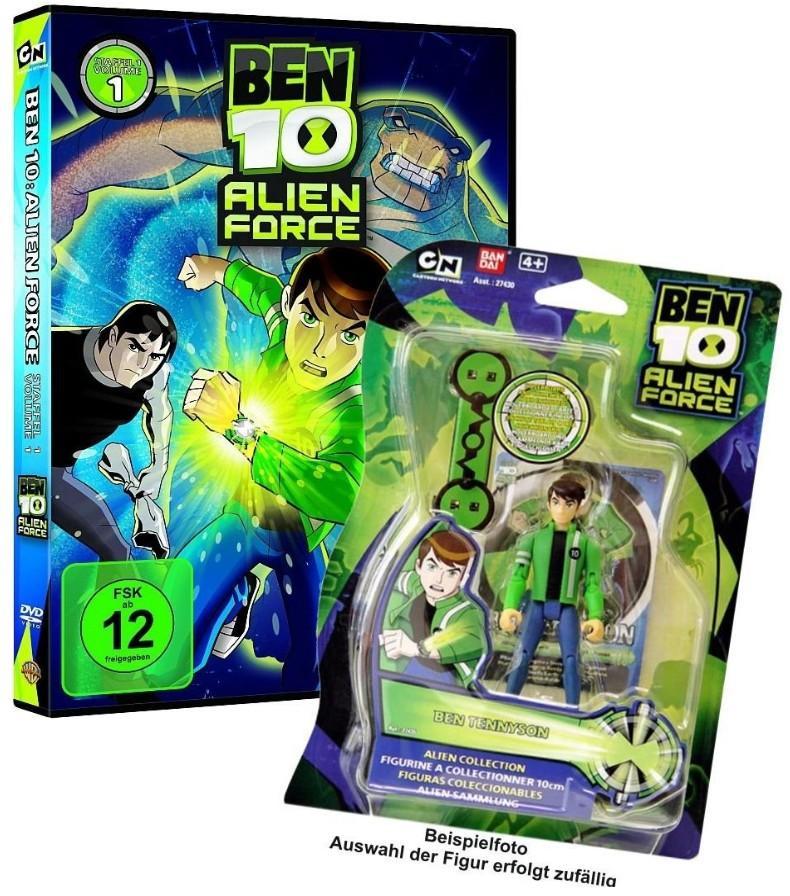 Ben 10 Alien Force - Staffel 1 / Vol. 1 inkl. Bandai Actionfigur