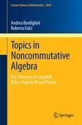 Topics in Noncommutative Algebra