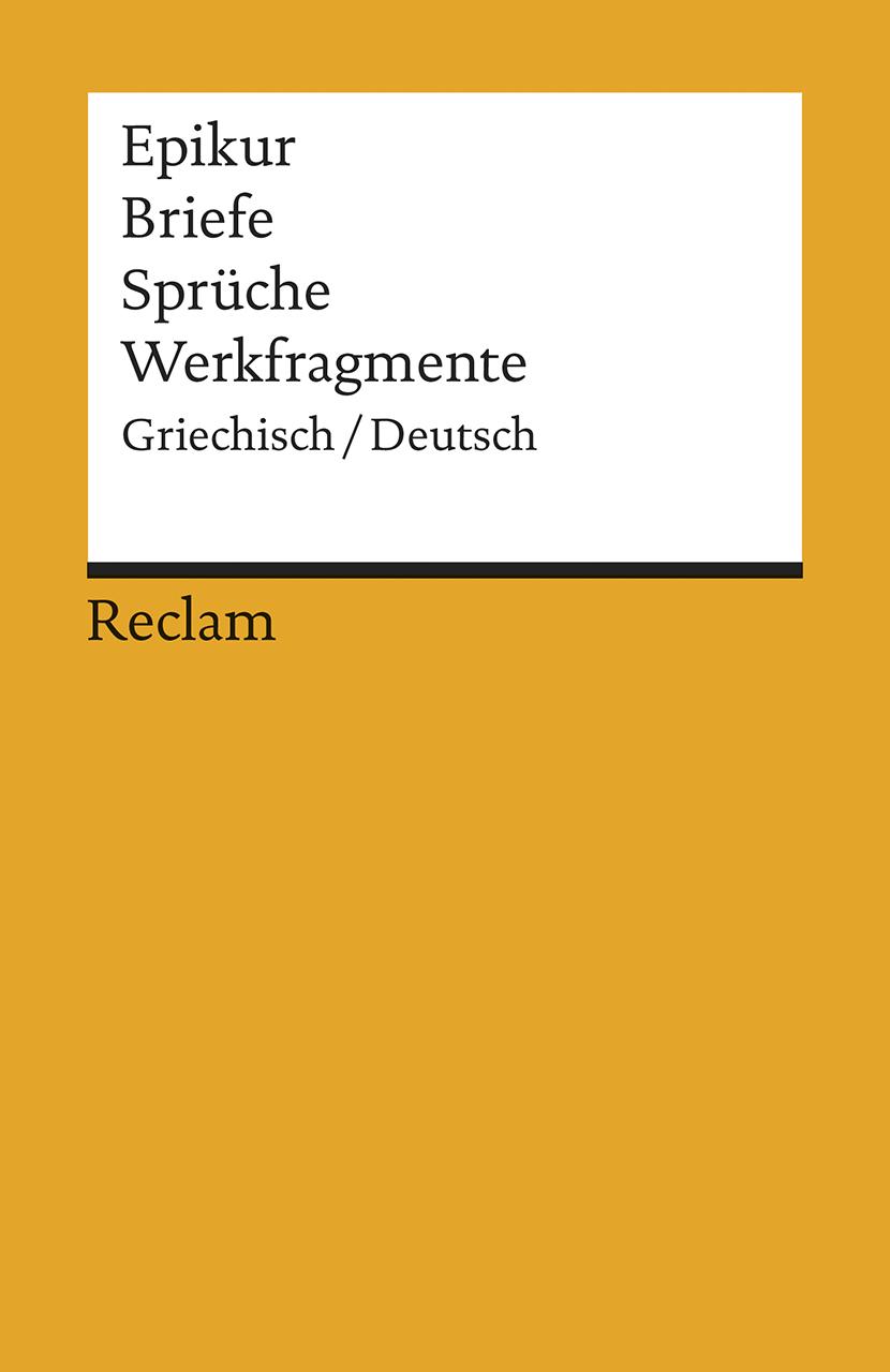 Briefe, Sprüche, Werkfragmente